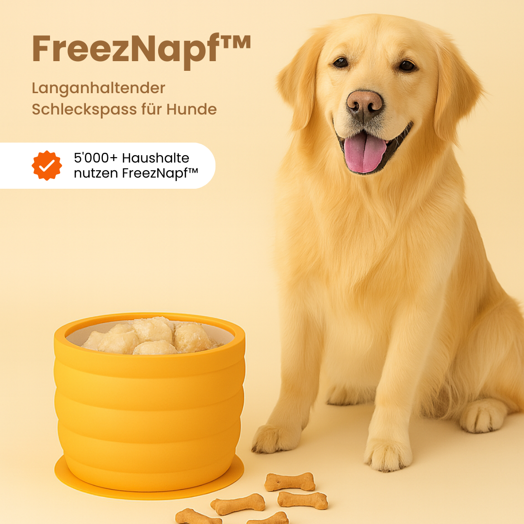 FreezNapf™ - Gefrorener Leckerbissen