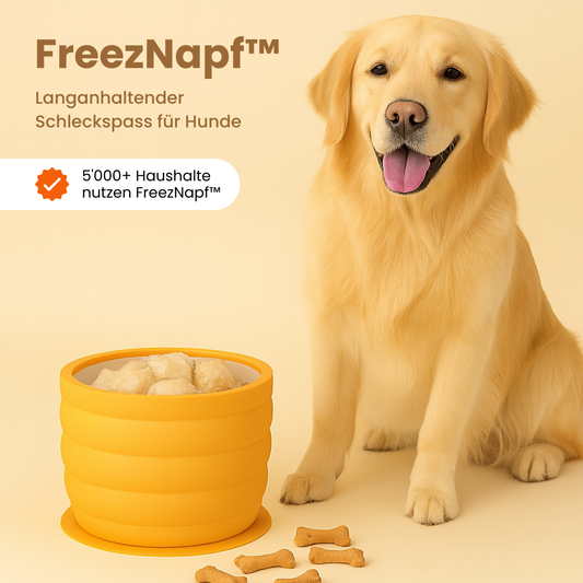 FreezNapf™ - Gefrorener Leckerbissen